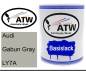 Preview: Audi, Gabun Gray, LY7A: 1L Lackdose, von ATW Autoteile West.